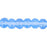 Czech Gem-Cut Rondelle 5 x 3mm Blue Chalcedony (50pcs)