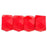 Czech Faceted Crow Beads 6 x 4mm (2.5mm hole) Opaque Red (25pcs)