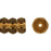 Czech Fire-Polish 6 x 3mm - Rondelle Smoky Topaz (50pcs)