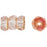 Czech Fire-Polish 6 x 3mm - Rondelle Luster - Transparent Pink (50pcs)