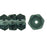 Czech Fire-Polish 6 x 3mm - Rondelle Montana Blue (50pcs)
