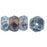 Czech Fire-Polish 6 x 3mm - Rondelle Luster - Stone Amethyst (50pcs)