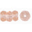 Czech Fire-Polish 6 x 3mm - Rondelle Rosaline (50pcs)
