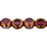 Czech Antique Style Triangle 6 mm - Bronze Amethyst (25pcs)