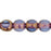 Czech Antique Style Triangle 6 mm - Bronze Med Sapphire (25pcs)
