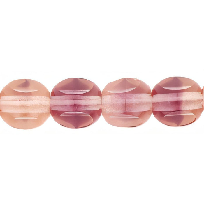 Czech German Style Triangle 6mm Crystal/Amethyst/Rosa (25pcs)