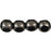 Czech Antique Style Triangle 6mm Hematite (25pcs)