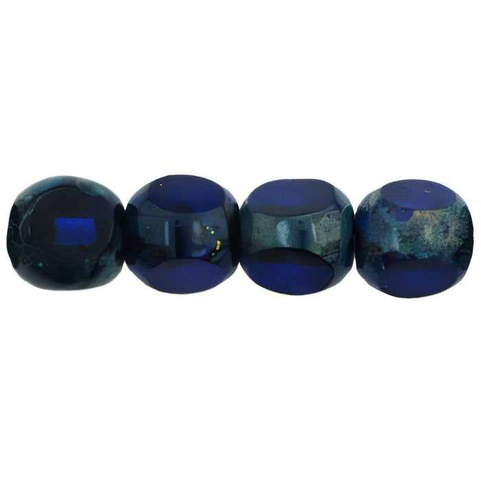 Czech Antique Style Triangle 6mm Cobalt (25pcs)