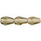 Czech Fire-Polish 7 x 5mm - Teardrop Lt Colorado Topaz (25pcs)