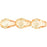 Czech Fire-Polish 7 x 5mm - Teardrop Luster - Transparent Champagne (25pcs)