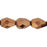Czech Fire-Polish 7 x 5mm - Teardrop Dk Bronze (25pcs)