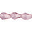 Czech Fire-Polish 7 x 5mm - Teardrop Lt Amethyst (25pcs)