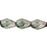 Czech Fire-Polish 7 x 5mm - Teardrop Luster - Transparent Green (25pcs)