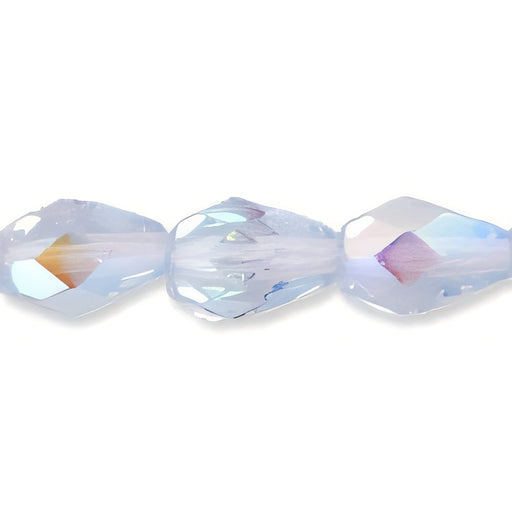 Czech Firepolish 7 x 5mm - Teardrop Alexandrite AB (25pcs)