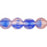 Czech German Style Triangle 8mm Lt Pink/Blue (25pcs)