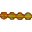 Czech German Style Triangle 8mm Topaz/Green (25pcs)