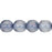Czech Antique Style Triangle 8mm Luster - Transparent Blue (25pcs)