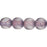 Czech Antique Style Triangle 8mm Luster - Transparent Denim Blue (25pcs)