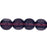 Czech Antique Style Triangle 8mm Amethyst (25pcs)