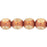 Czech Antique Style Triangle 8mm Copper - Beige (25pcs)