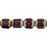 Czech Antique Style Octagonal 8mm Amethyst (25pcs)