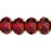 Czech Gem-Cut Rondelle 9 x 6mm Copper - Fuchsia (25pcs)