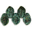 Czech Leaves 14 x 9mm Jet - Picasso (25pcs)