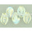 Czech Leaves 14 x 9mm Crystal AB (25pcs)