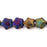 Czech Stars 6mm Iris - Blue (50pcs)