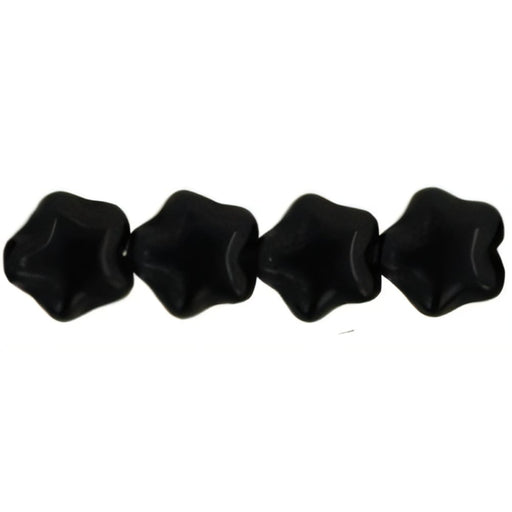 Czech Stars 6mm Jet (50pcs)