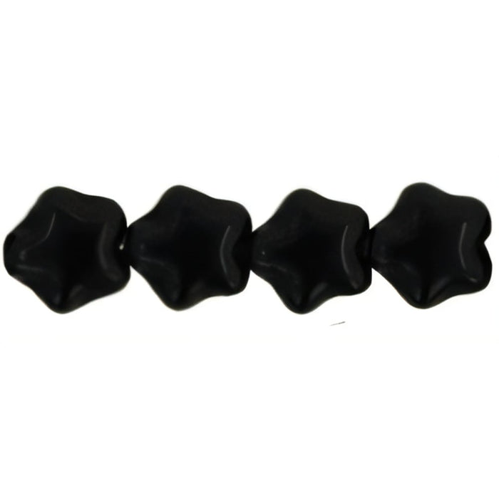Czech Stars 6mm Jet (50pcs)