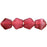 Czech Stars 6mm Pearl/Fuchsia (50pcs)