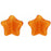 Czech Stars 12mm: Dk Topaz (25pcs)