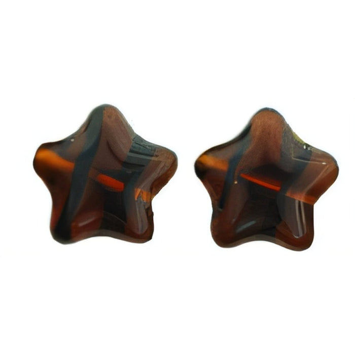 Czech Stars 12mm: Tortoise (25pcs)