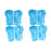 Czech Butterfly 12mm - Vertical Hole Aquamarine (25pcs)