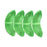 Czech Angel Wings 15mm Peridot (25pcs)