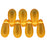 Czech Tear Drops 10 x 5mm Med Topaz (50pcs)