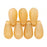 Czech Tear Drops 10 x 5mm: Milky Topaz (50pcs)