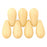 Czech Tear Drops 10 x 5mm Opaque Lt Beige (50pcs)
