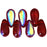 Czech Tear Drops 10 x 5mm Ruby AB (50pcs)