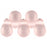 Czech Tear Drops 6 x 4mm Rosaline Dk