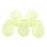Czech Tear Drops 6 x 4mm Milky Jonquil