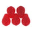 Czech Tear Drops 6 x 4mm Matte - Siam Ruby