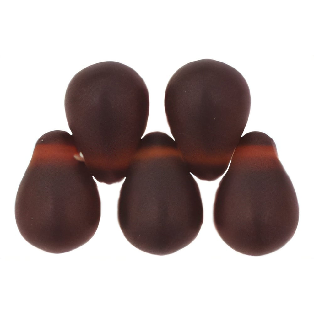 Czech Tear Drops 6 x 4mm Matte - Ruby