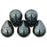 Czech Lg. Tear Drops 8 x 6mm Black Pearl (50pcs)