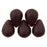 Czech Lg. Tear Drops 8 x 6mm Matte - Garnet (50pcs)