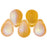 Czech Lg. Tear Drops 8 x 6mm Matte - Med Topaz AB (50pcs)