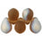 Czech Lg. Tear Drops 8 x 6mm Matte - Smoky Topaz AB (50pcs)