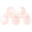 Czech Lg. Tear Drops 8 x 6mm Matte - Rosaline AB (50pcs)