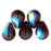 Czech Lg. Tear Drops 8 x 6mm Garnet AB (50pcs)